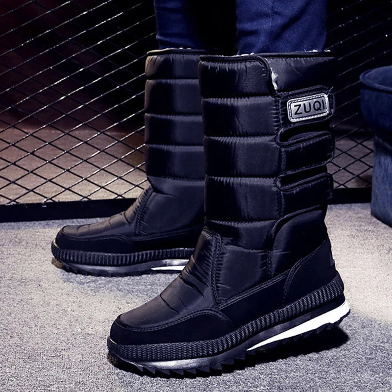 Women Snow Boots Platform Winter Boots Thick Plush Waterproof Non-Slip Boots Fashion Women Winter Shoes Warm Fur Botas Mujer