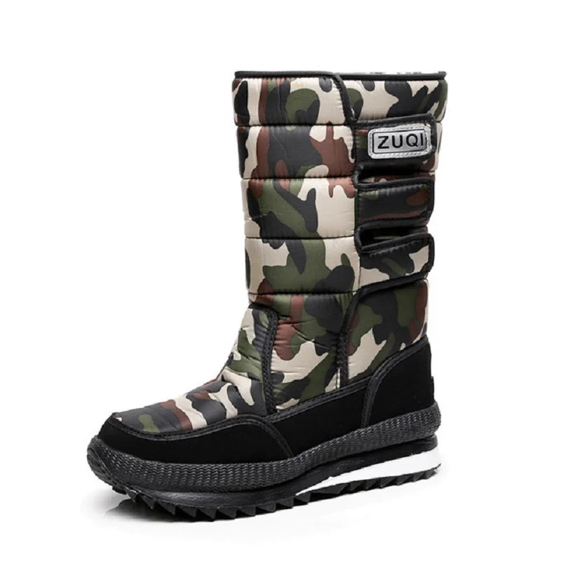 Women Snow Boots Platform Winter Boots Thick Plush Waterproof Non-Slip Boots Fashion Women Winter Shoes Warm Fur Botas Mujer