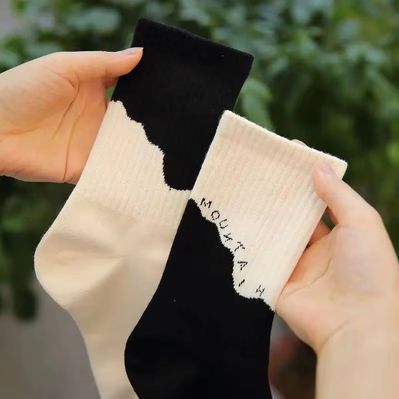 Women'S Socks Pure Cotton Flower Embroidery Medium Tube Socks Retro 2024 Trend Ethnic Style Spring Summer