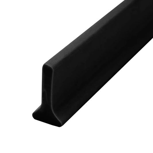 Rubber Silicone Shower Barrier Water Stopper Bathroom Waterproof Strip Water Retaining Strip Bendable Door Bottom Sealing Strip
